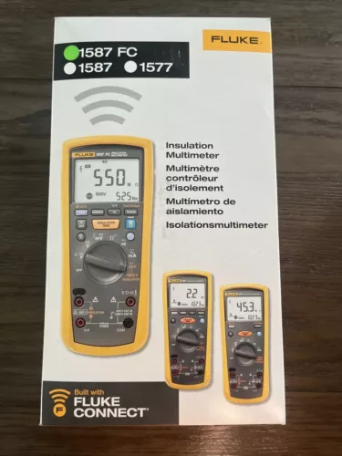 Fluke 1587FC True-RMS Megohmmeter Insulation Resistance Multimeter 1587FC~