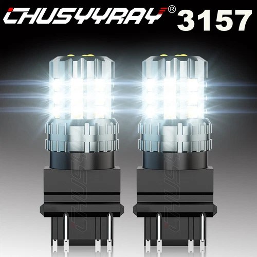 3156 3157 White LED Backup Reverse Light Bulb for Dodge Ram 1500 2500 3500