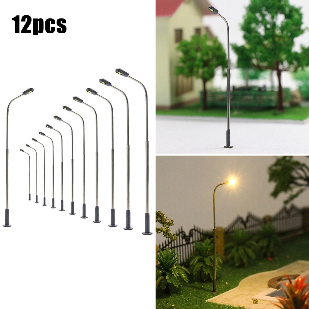 Sale Hot Practical Lamp Post Model Railway Layout Scale 1 75 Train