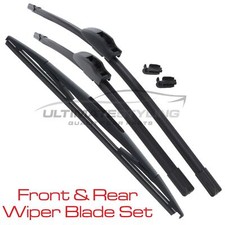 Front &amp; Rear Windscreen Wiper Blades Set For Suzuki Ignis 2016-2021 21" 18" 12"