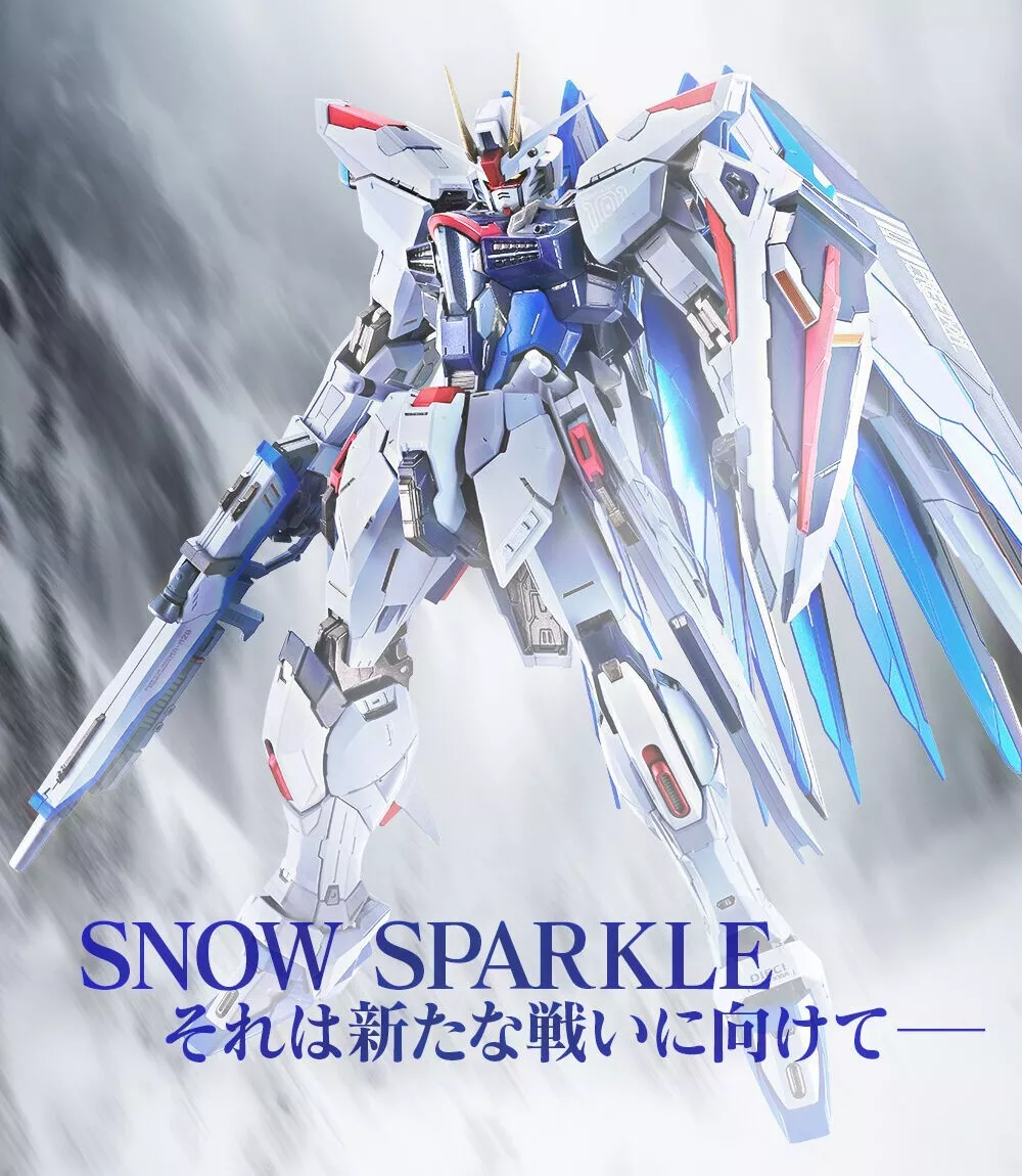 Bandai METAL BUILD Freedom Gundam CONCEPT 2 SNOW SPARKLE Ver. figure