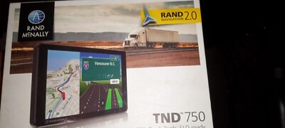 Rand McNally TND750 7 inch Truck GPS Navigator - Black