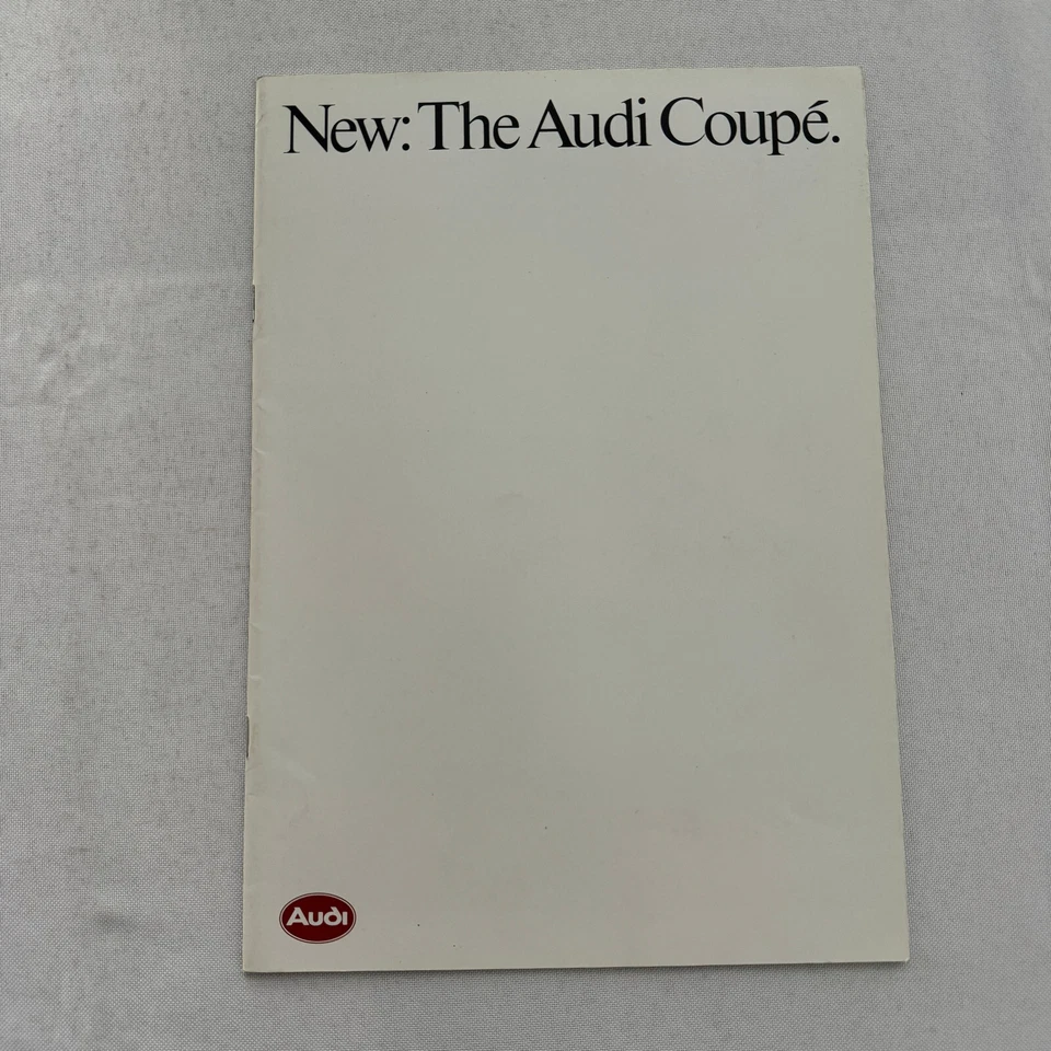 Folleto de ventas Audi cupé catálogo publicidad Audi cupé GT 1985 Foto 2 de 4