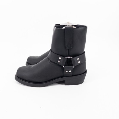 Dingo Rev Up Mens Black Leather Harness Biker Boots DI 19090 Size 15 D NWT Dingo Rev Up Black Harness Zip Boot DI19090 - Chester Boot Shop main image 2