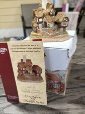 David Winter Cottages Suffolk Gardens w/ Box, CoA, Signed DW - Event Piece 1997