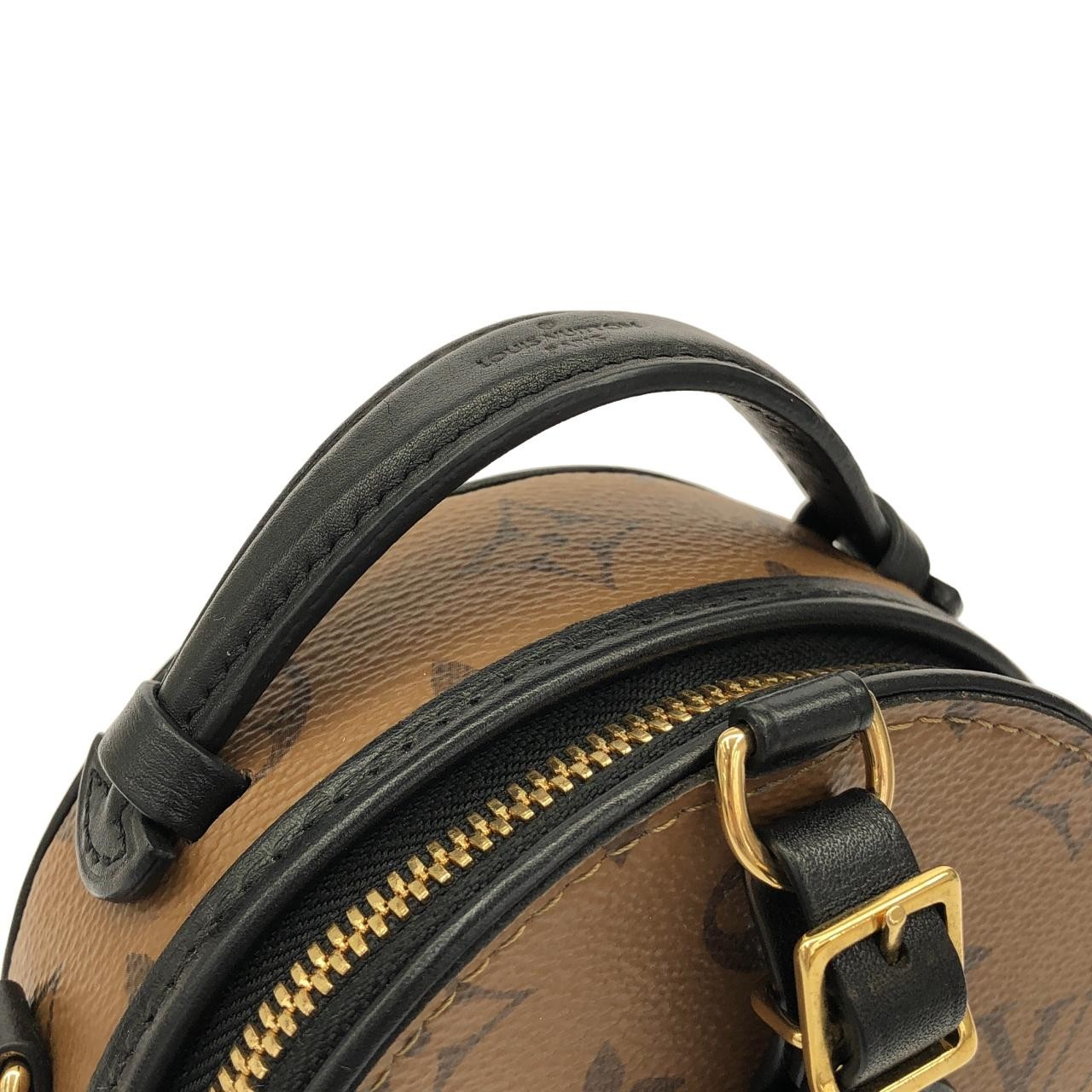 Authentic Louis Vuitton Monogram Reverse Mini Boite Chapeau Shoulder Bag M68... image 6
