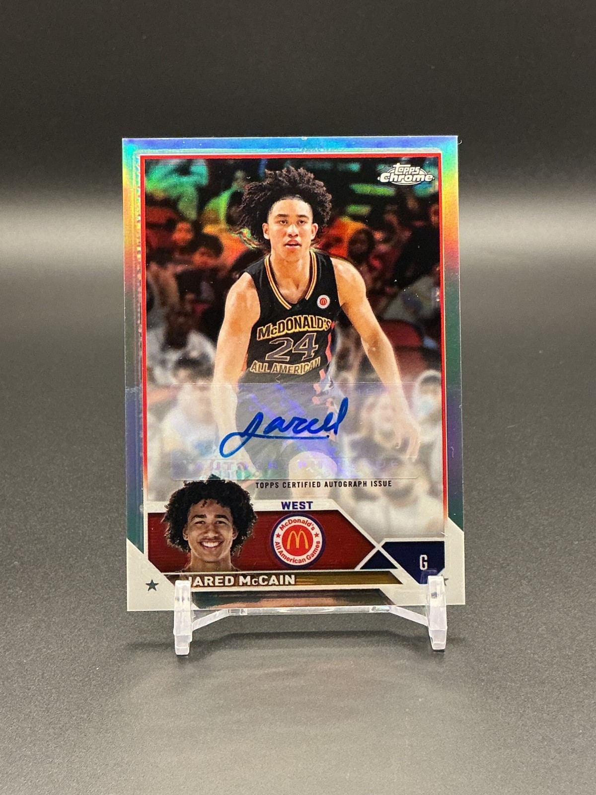 2023 Topps Chrome McDonald's All American Autographs #CA-JM Jared McCain