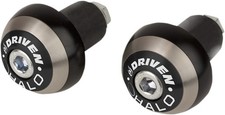 Driven Halo Bar Ends Black #DHBEW-BK