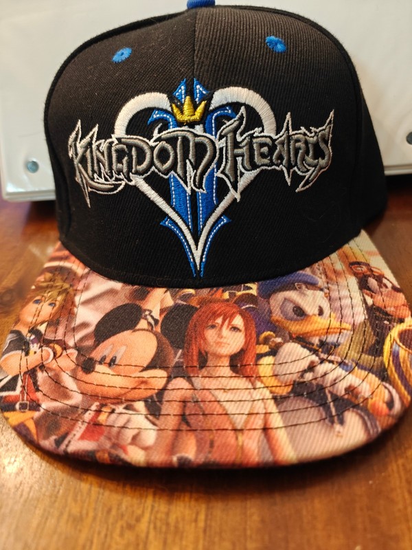 Kingdom Hearts II Snapback Cap (KH2, SquareEnix + Disney) (NEW!)