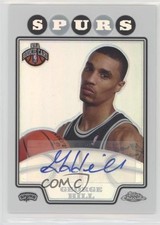 2008-09 Topps Chrome Refractor /245 George Hill #244 Auto 3c7