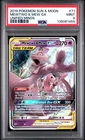 2019 Pokemon Sun and Moon Unified Minds Mew/Mewtwo Gx #71 PSA 9