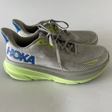 Hoka Clifton 9 Stardust Electric Grey Men Size 7D