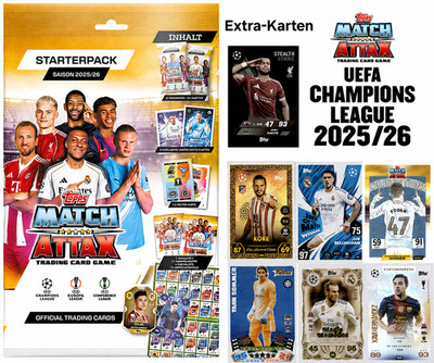 Topps Match Attax Champions League 2025/2026 Extra-Katen