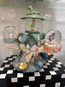 Disney Tinker Bell Fairies Tree House Musical Snowglobe *READ