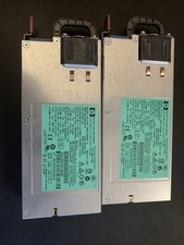 Two. HP 1200w Server Power Supply DPS-1200FB Platinum Rated 570451-101.l