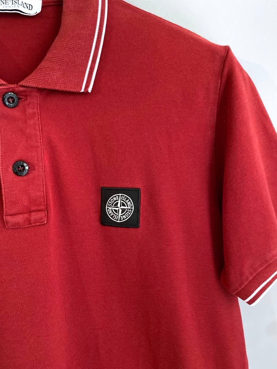 Stone Island Junior Patch Program Logo Polo T-Shi… - image 5
