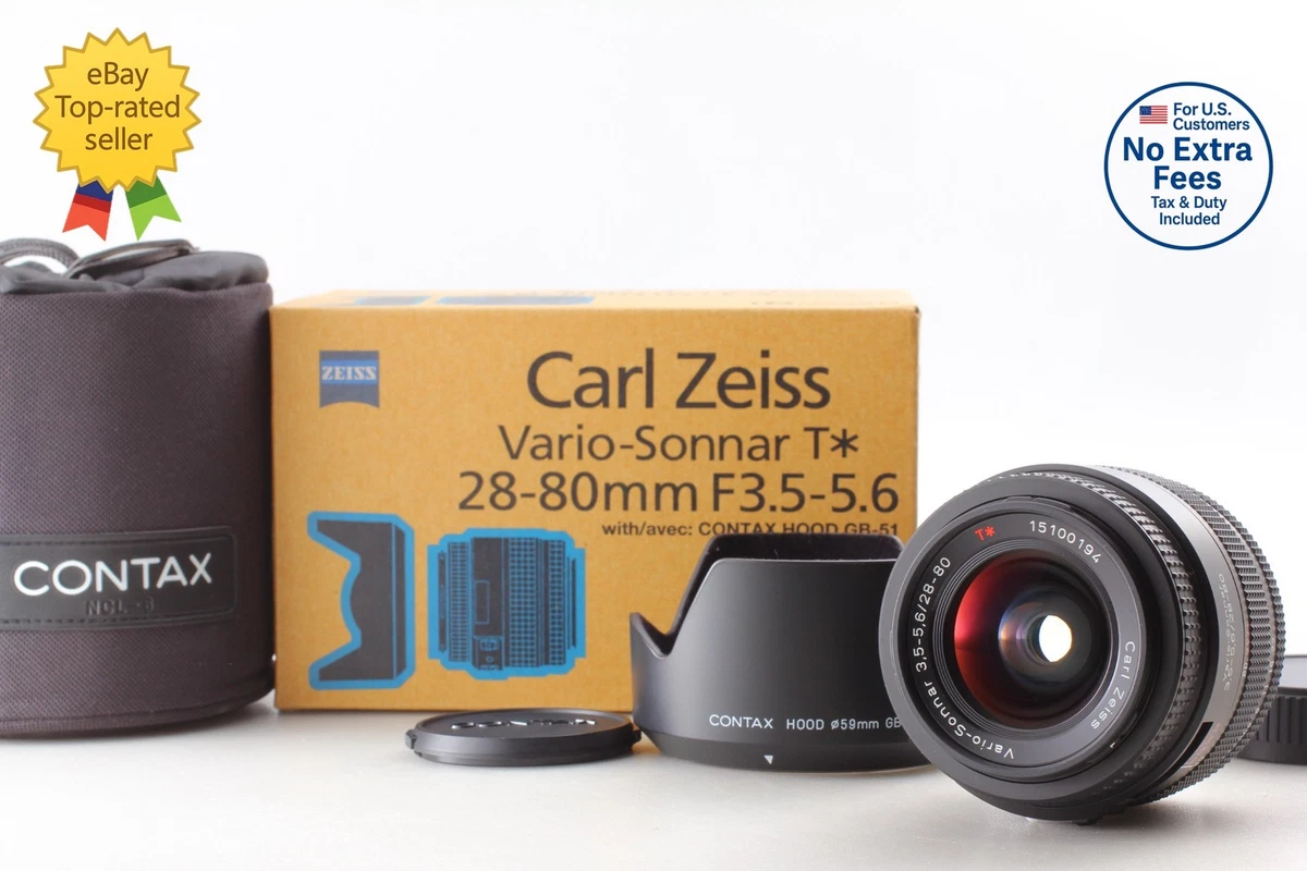 ZEISS Vario-Sonnar T* Camera Lenses f/3.5-5.6 Maximum Aperture for