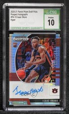 2020-21 Prizm Draft Picks Prospect Hyper Isaac Okoro CSG 10 Pristine Auto e8i