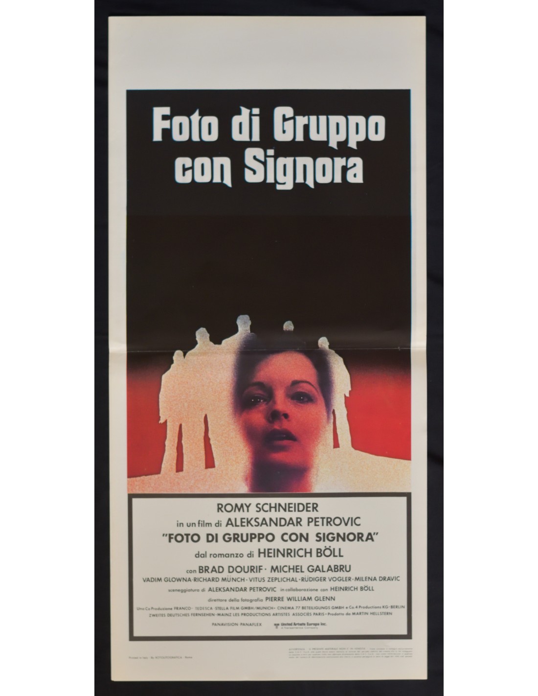 Locandina originale film Foto di gruppo con signora (1980) - Regia di Aleksandar Petrović