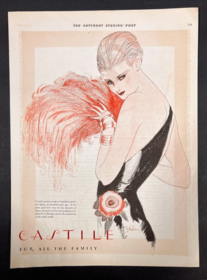 1927 Castile Soup For All The Family Vintage Print Ad Full Page