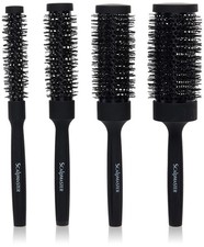 4 Piece Round Thermal Brush Set