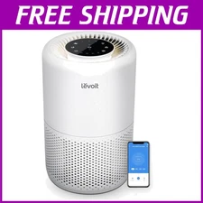 3-in-1 HEPA Filter Air Purifier, WiFi Alexa Control - White