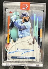 2025 Topps Finest - Finest Autographs ON CARD AUTO Junior Caminero #FA-JC 