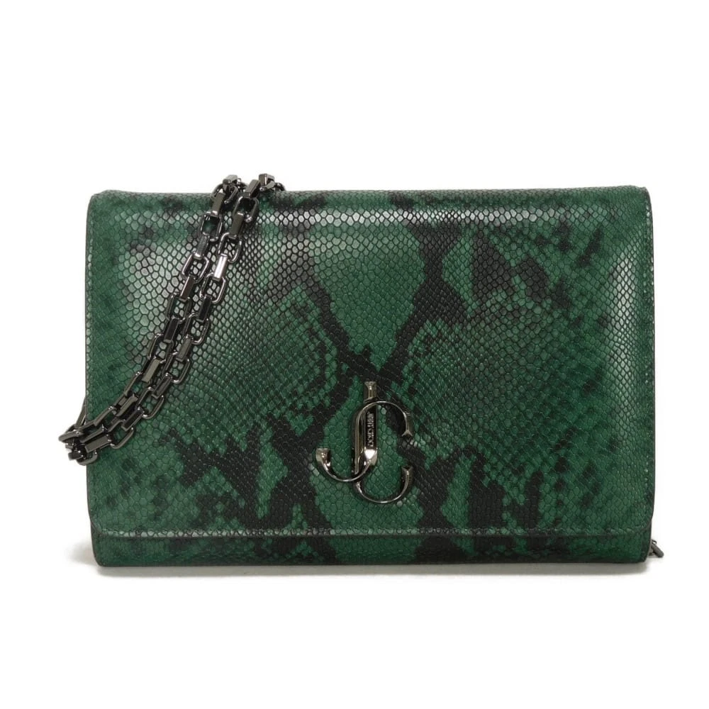 Jimmy Choo Leather Exterior Green Bags & Handbags for Women for