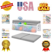 Comfortable Baby Bath Kneeler and Elbow Rest Pad Set   Thick Memory Foam Bath...