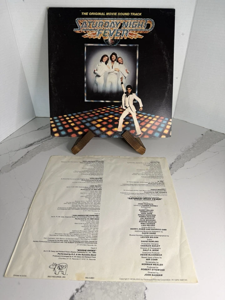 Saturday Night Fever Original Soundtrack OG 1977 Vinyl 2LP RSO RS-2-4001 VG+/VG+ - Image 3 of 4