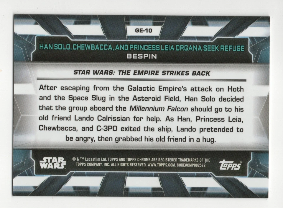 2024 Star Wars Hyperspace Galactic Eras #GE-10 Han Solo Chewbacca Princess Leia - Image 2 of 2