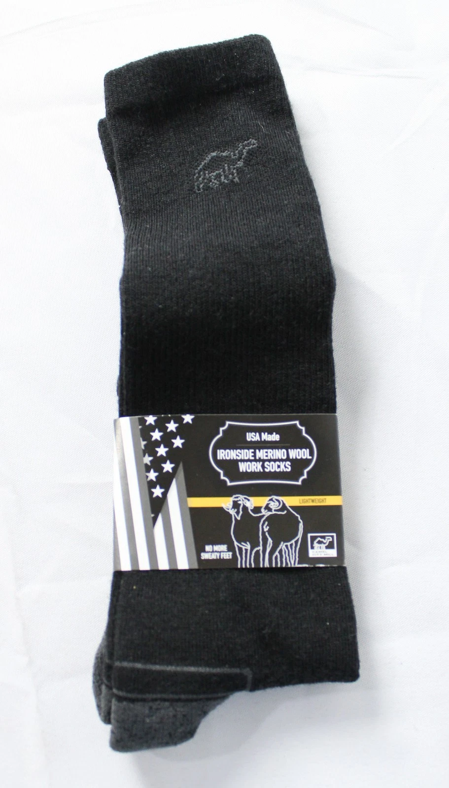Camel City Mill Men's Ironside Lightweight Work Socks BM7 Black Size: XL NWT
Opens in a new window o