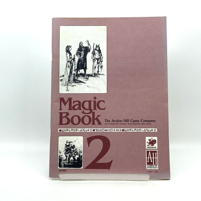 Magic Book 2 Chaosium INC - Softback 1984 - The Avalon Hill Game Company M3654