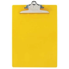 Manufacturer Varies 8-1/2" x 11" Clipboard 1", Yellow 21605 Manufacturer Varies