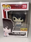 Funko Pop Animation Death Note - L (With Cake) #219 Vinyl Figure Exclusive