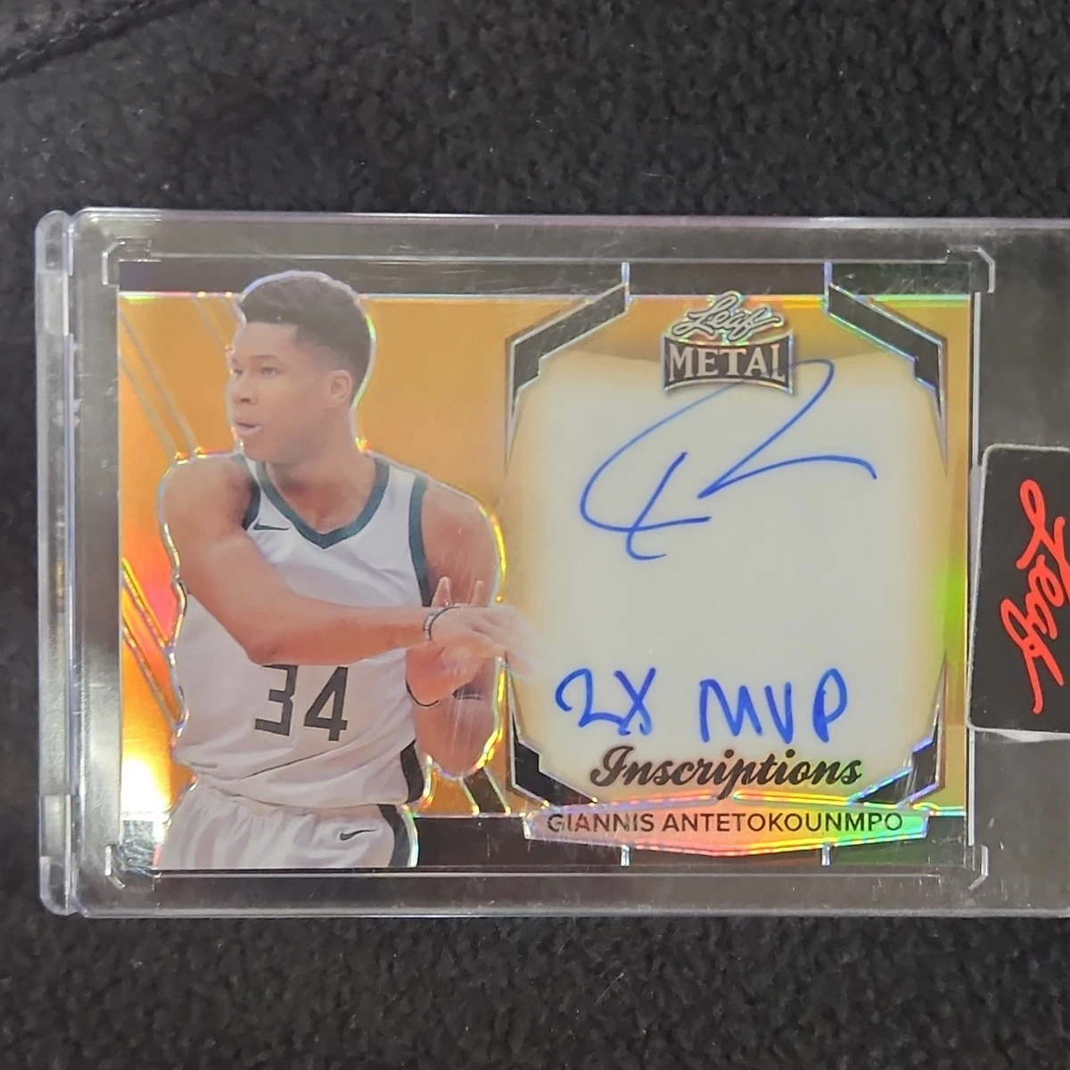 Giannis ヤニス アデトクンボ 直筆サインカード 世界25枚限定 25+ Giannis Antetokounmpo Basketball Sports Trading Cards