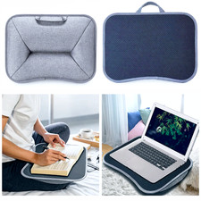 Portable Laptop Lap Desk Tray with Cushion Support Bean Bag Foam Lap Desk