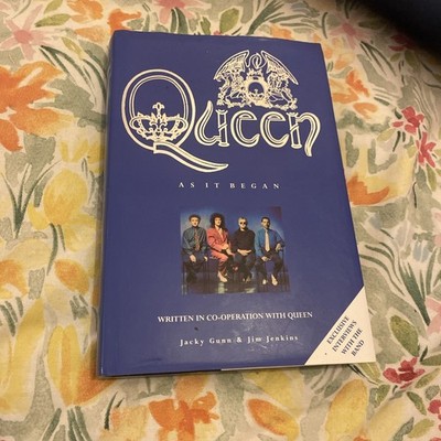 QUEEN  book AS IT BEGAN HARDBACK  SALE