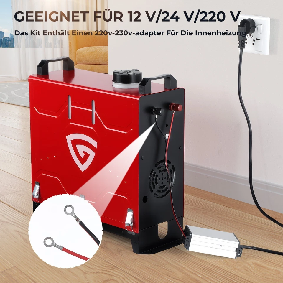 8KW 12V 24V 220V diesel heater auxiliary heater air heater car truck RV - Image 2 of 4