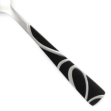 Cambridge SASHA BLACK Stainless Glossy Swirls Silverware CHOICE Flatware