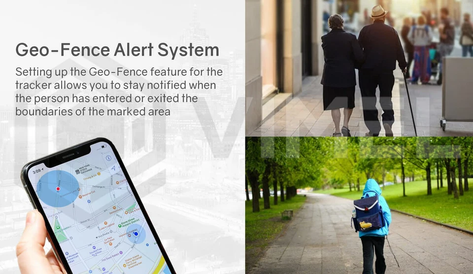 4G Personal GPS Tracker Kids Elderly Portable Geo-Fence SOS Alarm System - Image 4 of 4