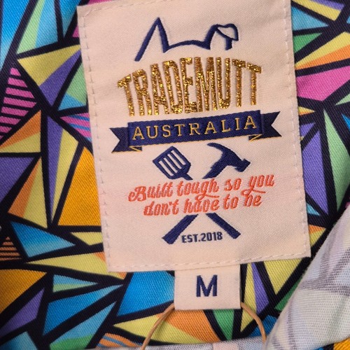 TradeMutt Bunnings Trade L/S Work Shirt Size Medium BNWT Patterned Workwear - Picture 6 of 8