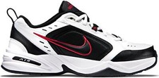 Size 13 - Nike Air Monarch IV White Black Red