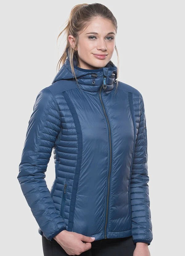 KUHL Women's Spyfire Hoody Jacket - Blue Depths - SIZE M