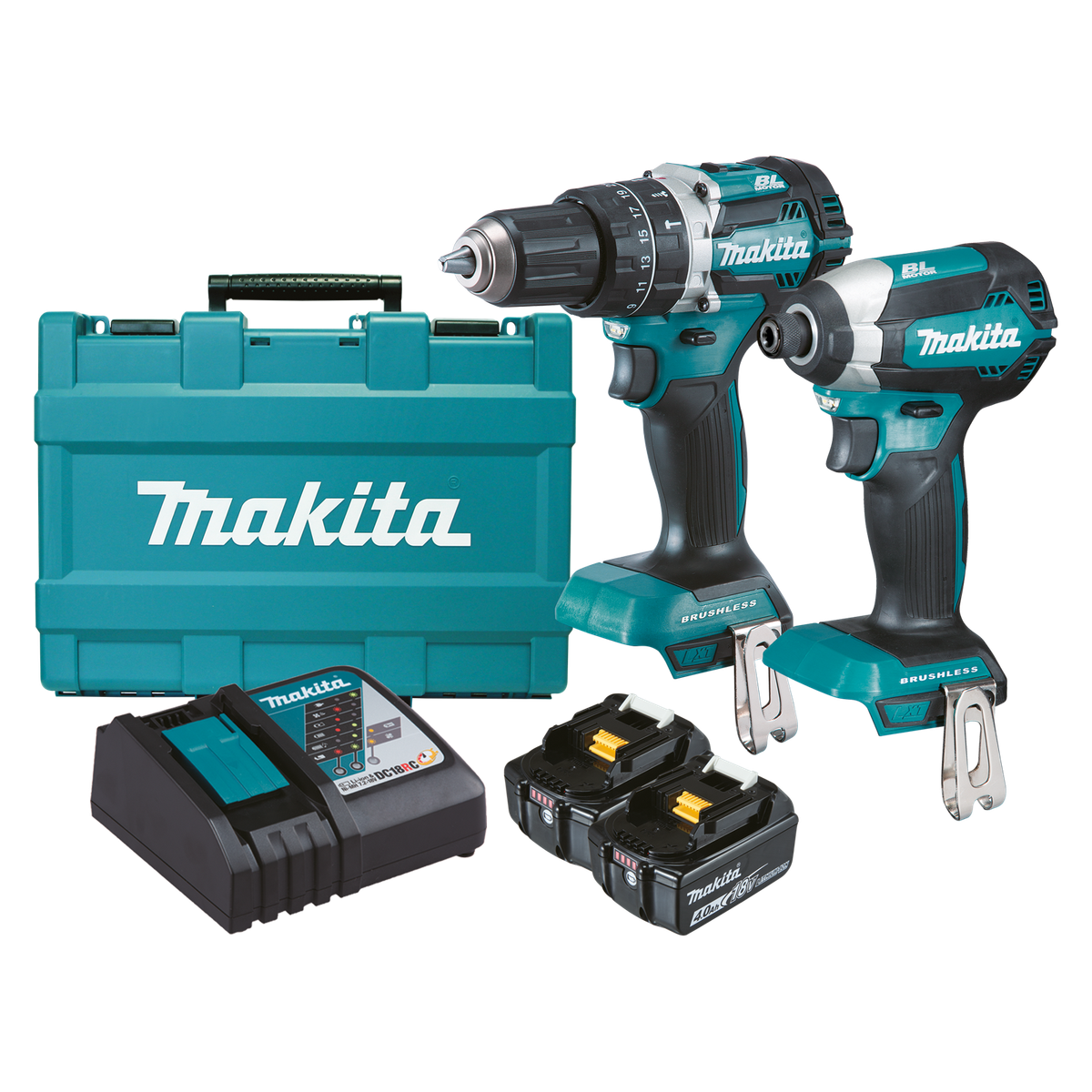 Aeg Piece Combo Kit Aeg Drill Set Makita LXT BRUSHLESS COMBO KIT