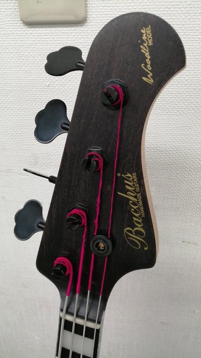 BACCHUS WOODLINE 417 AC BGP/E BLK/OIL Electric Bass #28653 | eBay