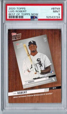 2020 Topps Luis Robert White Sox Best of Topps Now Insert RC PSA 9 Card BTN-9