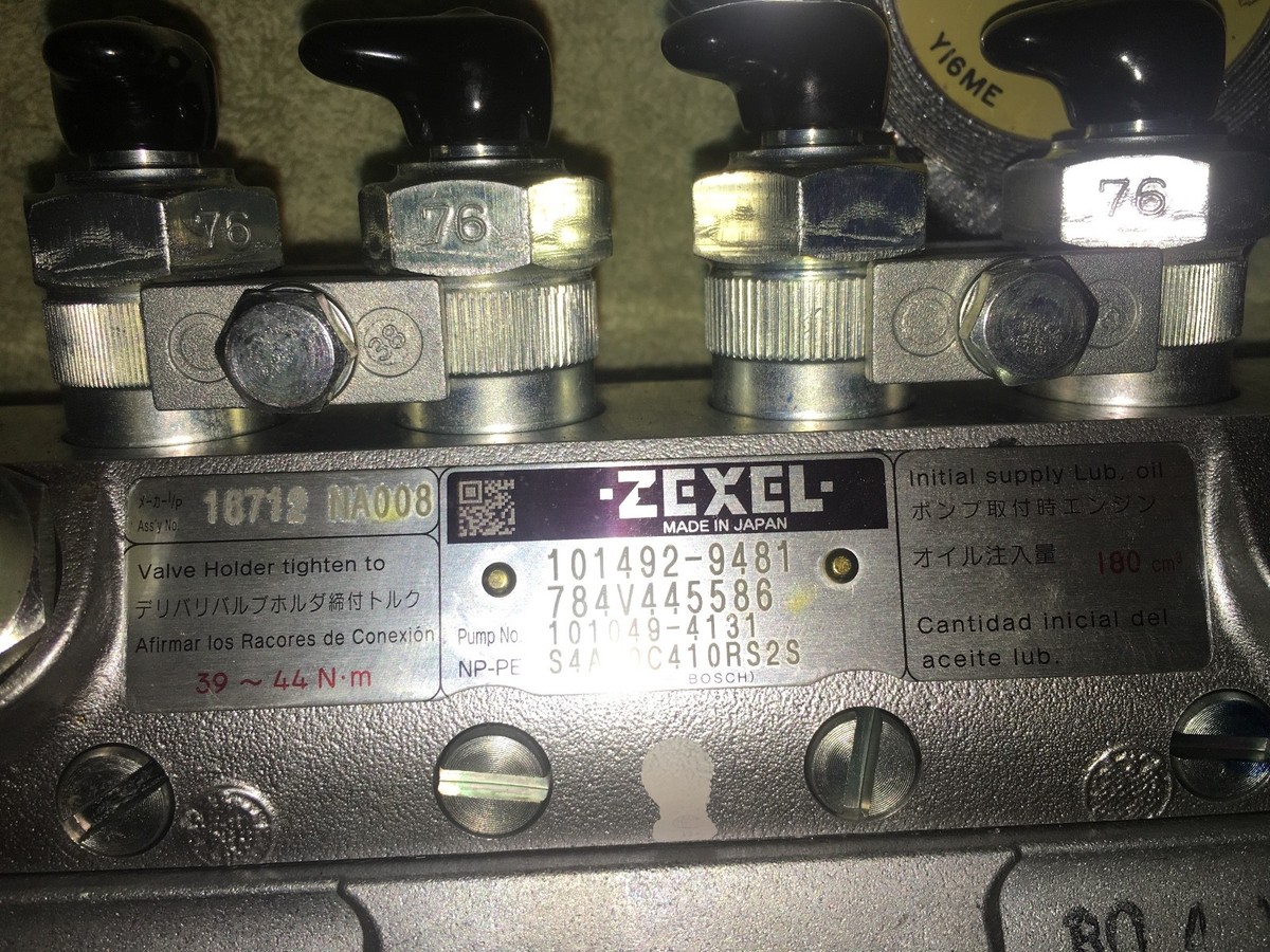 NISSAN Diesel Injection Pump 16712-NA008- ZEXEL 101492-9481 NISSAN Diesel Injection Pump 16712-NA008- ZEXEL 101492-9481