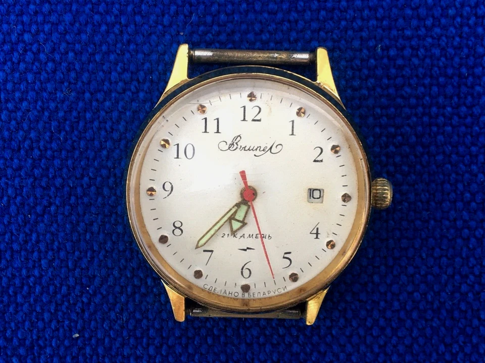 Reloj Pulsera Vintage Vympel 21 Piedras Bielorrusia Nuevo Pulsera Foto 4 de 4