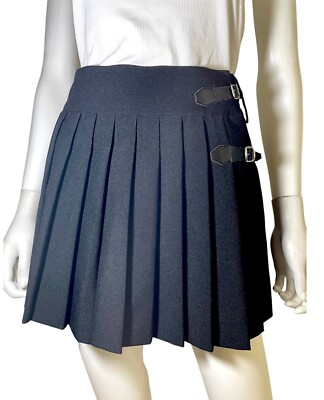 Mango Women's Mini Skirt Short Teens Black Hot Summer Slim Fit Size M